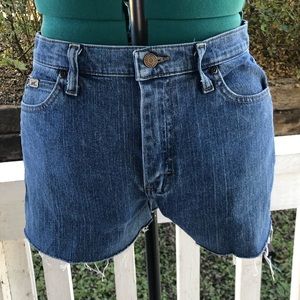 Lee cutoff cheeky denim shorts